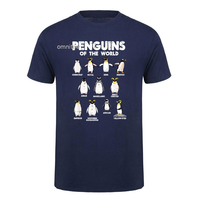 Pinguin Pinguine Tiere der Welt Pinguin-Liebhaber T-Shirt Sommer Lustiges Unisex-T-Shirt Unisex-Kleidung HJ020