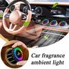 2-in-1 Car RGB Music Rhythm Lamp With Aromatherapy Sound-Activated Light Rechargeable Vent Clip Car Fragrance Ambient Light