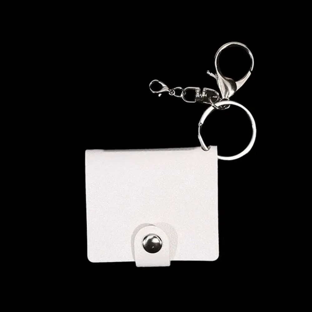 2 Inch Photo Album Keychain Backpack Keyring Photo Card Holder Portable Mini Photo Album  Bag Charm