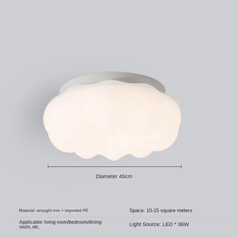 Plafonieră cloud LED spectru complet dormitor modern minimalist cameră copii dovleac protecție ochi lampă de interior lumini nordice