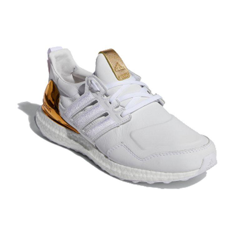 Adidas Ultraboost 70th Anniversary Exquisite Non-Slip Durable Lightweight Low-Top Marathon Running Shoes Unisex Sneakers White Platinum FW7053