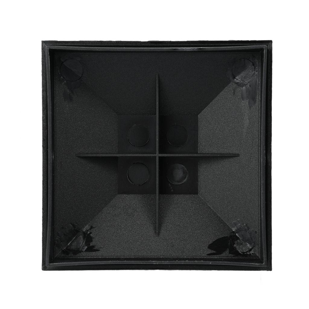10 Pack 4x4 Wood Fence Post , ABS Plastic Deck Post Covers Water Proof UV Proof with Pointed Design to Prevent Moisture, for Outdoor Fence Wood Po