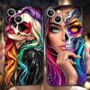 Handyhülle Cover für iPhone 17 16 15 14 13 12 Pro Max 11 Pro Max 17 AIR Plus Stoßfest Weiche TPU Hülle Heiße Mädchen Fundas Capa Tasche