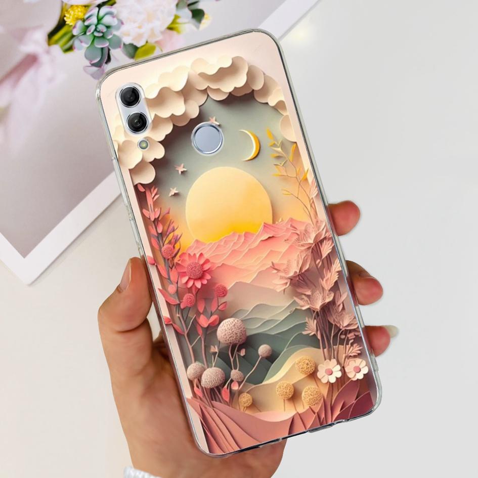 Für Honor 10 Lite Hülle HRY-LX1 HRY-LX2 Abdeckung Mode Schmetterling Transparentes Silikon Hüllen Für Honor 10 10i Honor10 Bumper