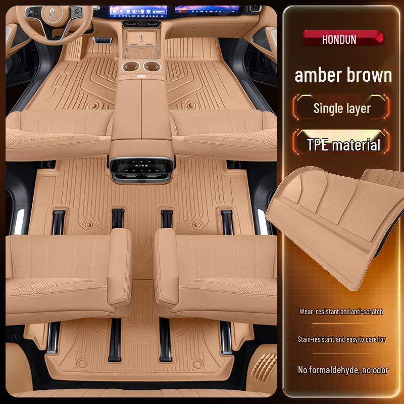 AITO M8 TPE Floor Mats Set for 2025 Huawei Model - Fits 5/6-Seater