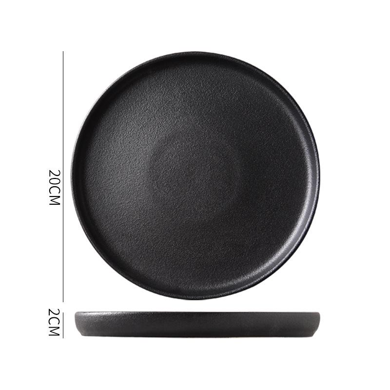 Clearance Retro Japanese Ceramic Bowl: Deep Rice, Soup, Salad, or Incense Cup for Hotel Catering or Entryway Decor