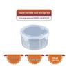 Stackable Transparent Plastic Fridge & Microwave Storage Box – Thickened, Sealed, and Fresh-Keeping for Frozen Foods.