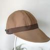 Spring and summer large brim vinyl sun hat UPF + UV protection Velcro adjustable hat circumference sun protection hat