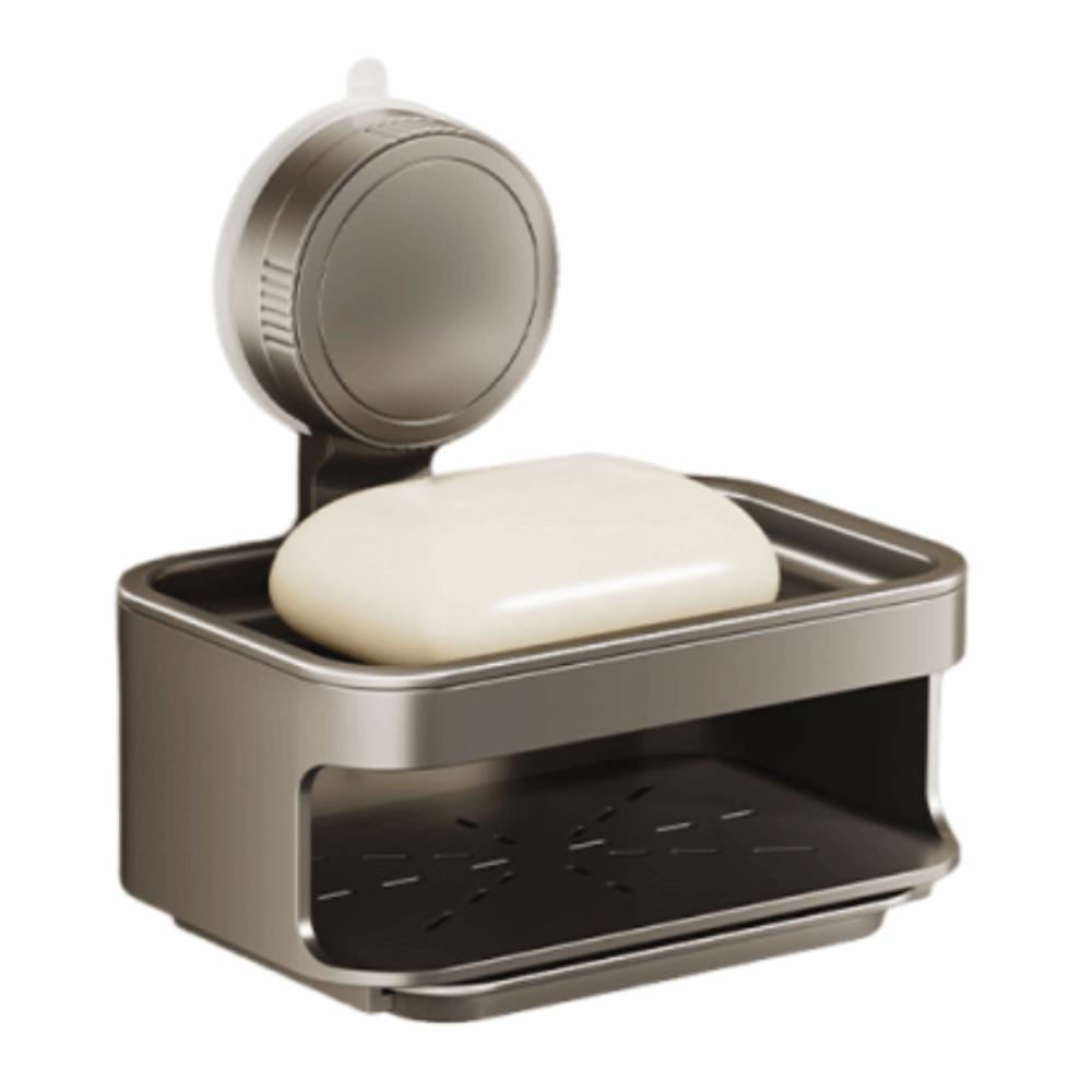 Detachable Self Draining Soap Holder Wall Mounted Soap Drain Box Soap Sponge Storage Rack  Toilet