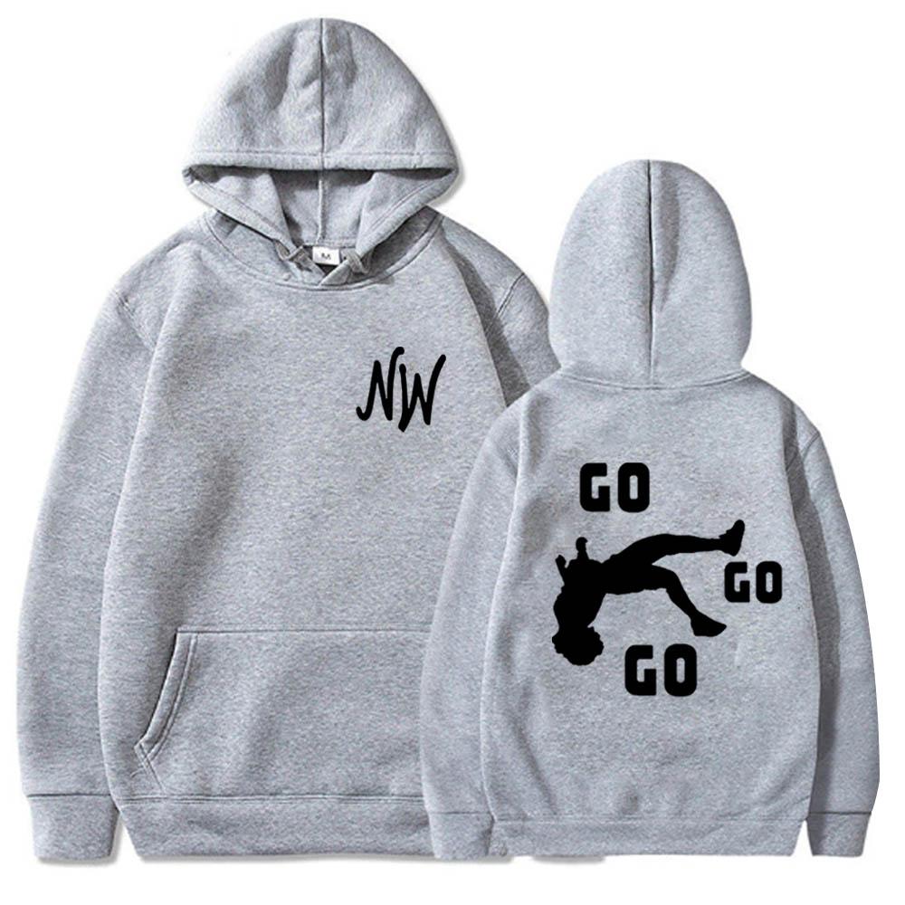 Nidal Wonder Go Go Go Hoodie Nidal Wonder Merch Fan-Geschenk Herren Damen Harajuku Langarm-Sweatshirts