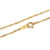 Speranza 24K Pure Gold Screw Selectable Gold Chain with Mint Certification Mark Bracelet, 1.45mm Wide, 18cm, Sizes,