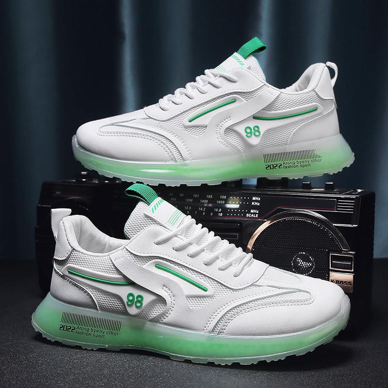 

Night Walker real popcorn transparent bottom luminous dad shoes men s shoes women s shoes men s shoes good quality trendy shoes 44