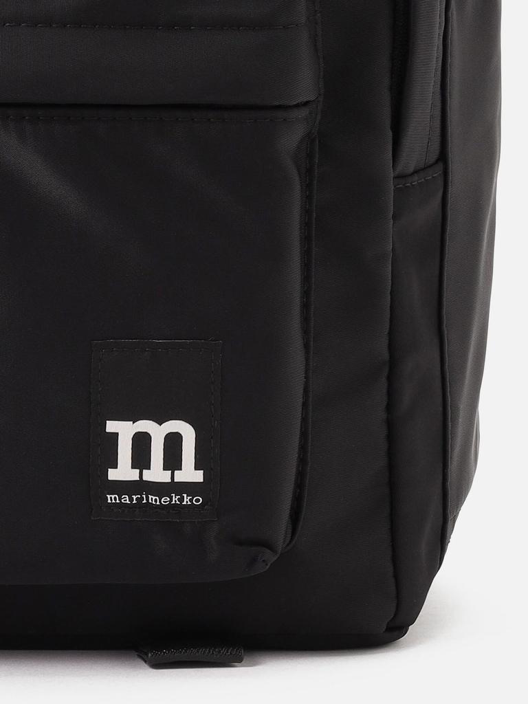 Marimekko Zip Top Backpack Solid Backpack Women's 52152249293325 F Black
