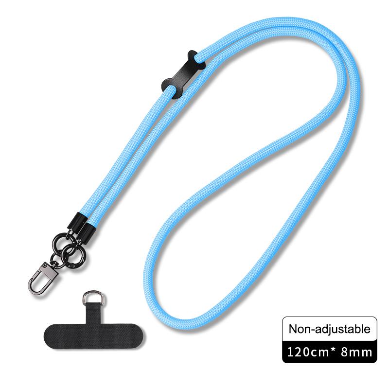 Univerzální šňůrka na telefon proti ztrátě, odnímatelná barevná šňůrka na krk, bezpečnostní poutko na telefon, kroužek na klíče, řetízek, lano s kartou