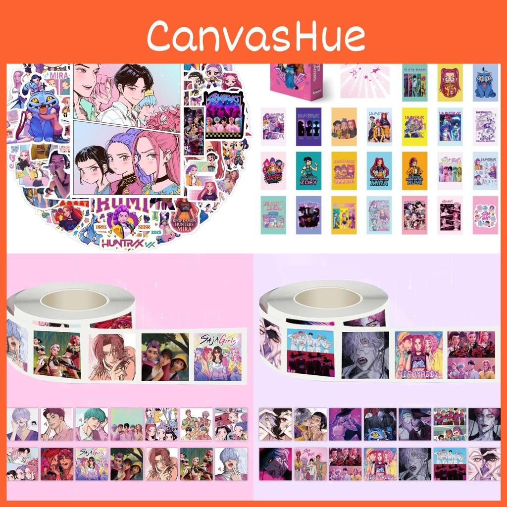 Demon Hunters Kpop Graffiti Sticker Card Roll Stickers Diy Water Decoration Cup