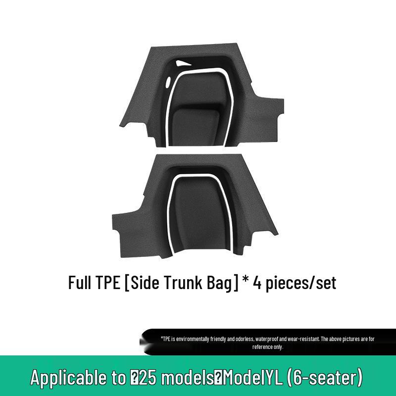 25 Tesla Model YL Floor Mats - Dirt-Resistant, Waterproof TPE Mats