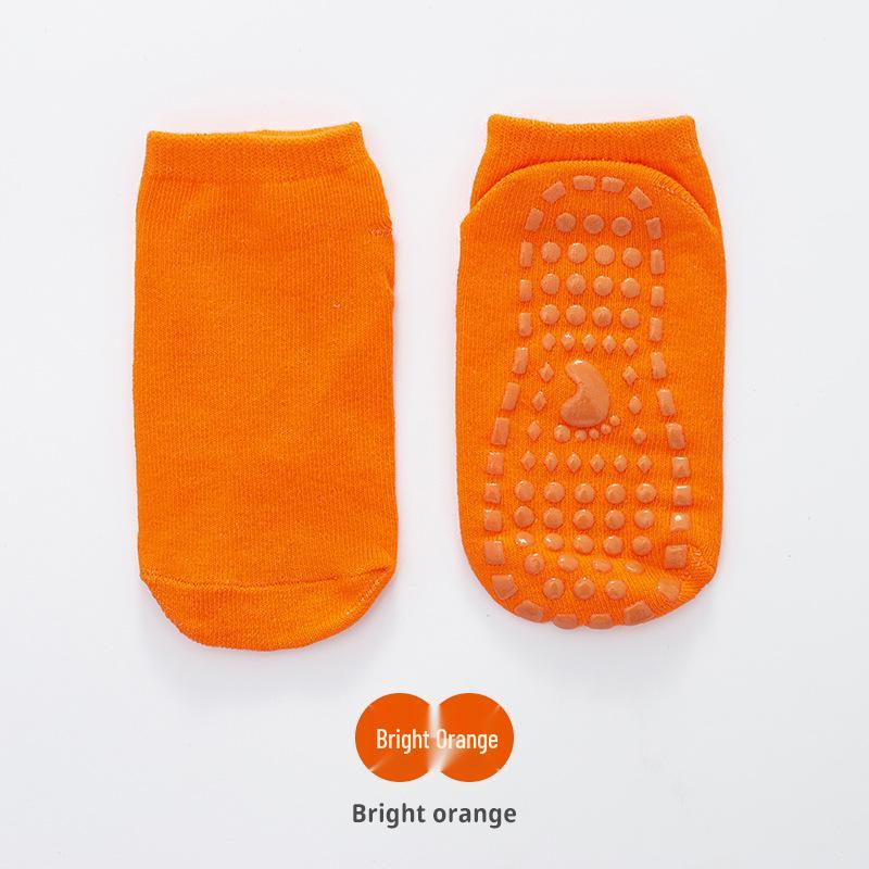 Non-Slip Children's Trampoline & Yoga Socks: Early Education Step-Taking Thin Four Seasons Style