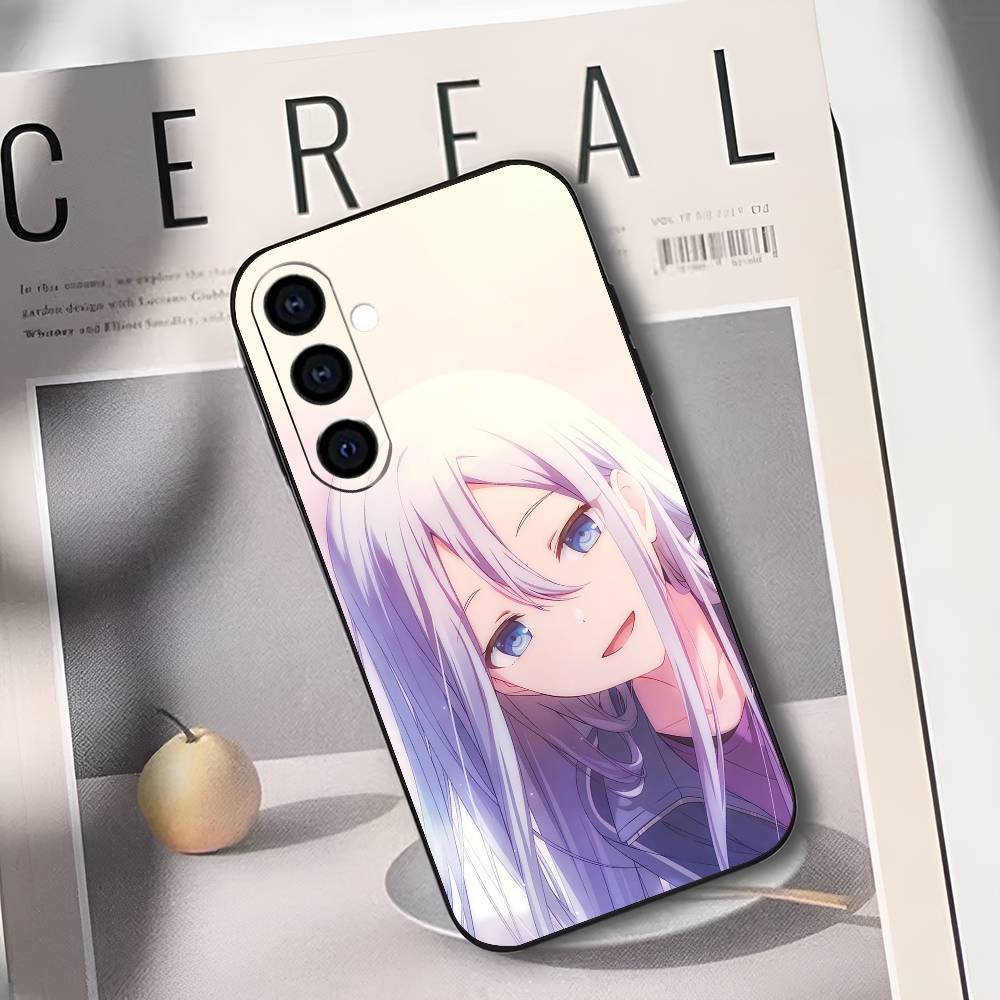 Kanade Yoisaki P-Project S-SEKAI Phone Case For Samsung Galaxy A73,A72,A71,A70,A53,A52,A51,Soft Silicone Black Cover