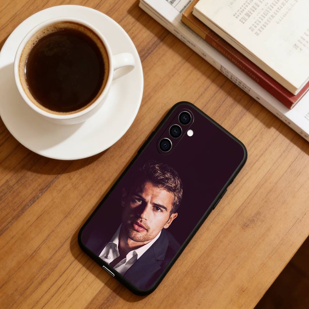 Actor T-Theo James Phone Case Black Silicone Soft For Samsung Galaxy A73,A72,A71,A70,A53,A52,A51