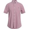 Polo SS25 Small Pony Logo Embroidered Fine Check Short Sleeve Shirt Men Shirts 710764395-001