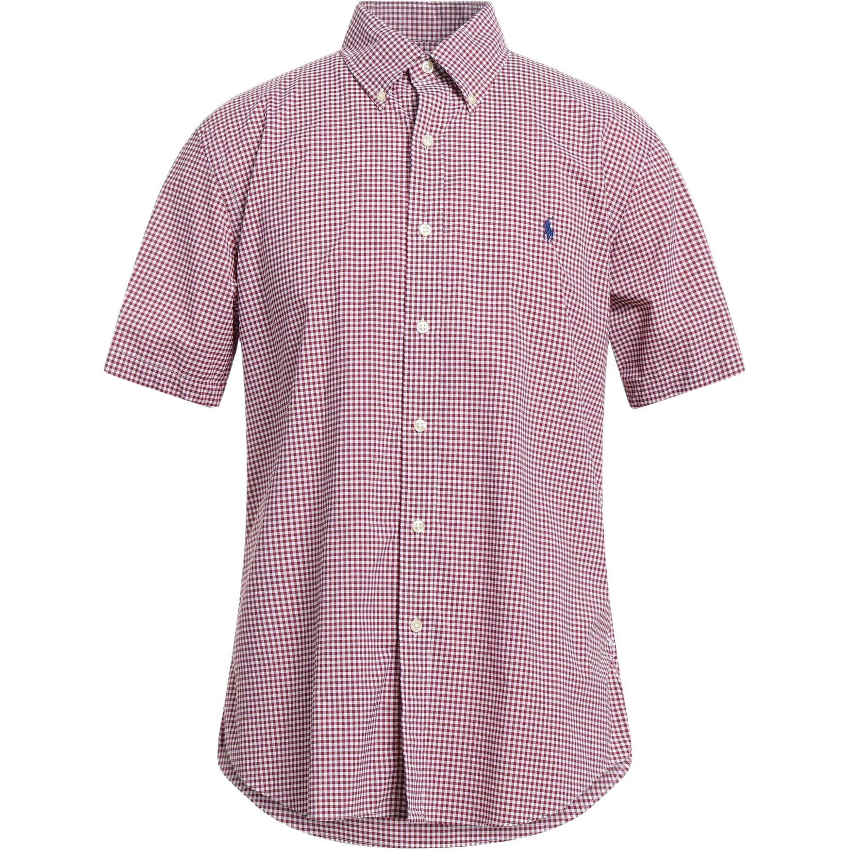 

Polo Ralph Lauren SS25 Рубашка с коротким рукавом в мелкую клетку с вышивкой логотипа Small Pony Мужские рубашки 710764395-001 XS