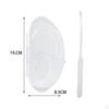 Acrylic Makeup Foundation Mixing Palette with Rod Set for Eyelash, Lipsticks Accessories Convenient