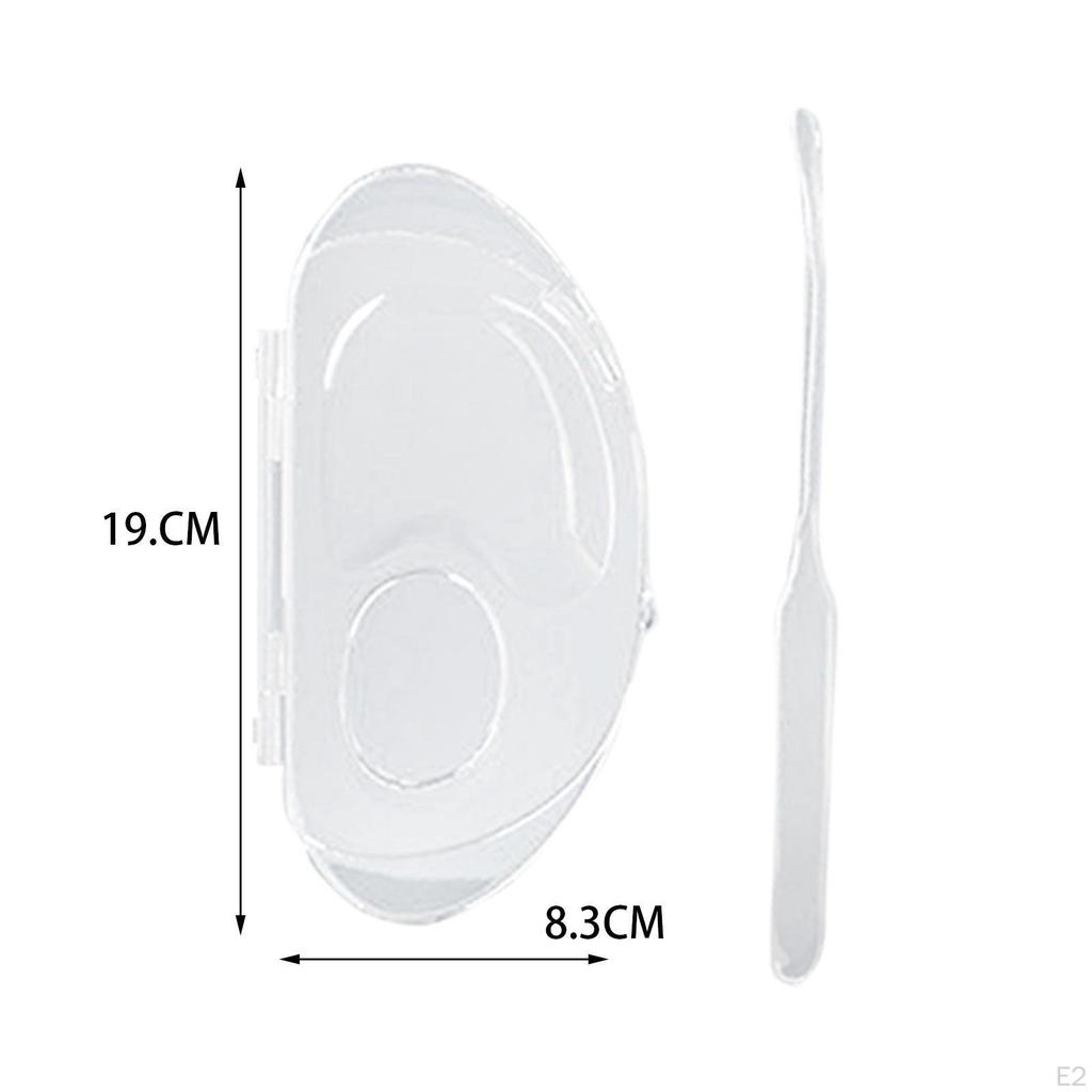 Acrylic Makeup Foundation Mixing Palette with Rod Set for Eyelash, Lipsticks Accessories Convenient