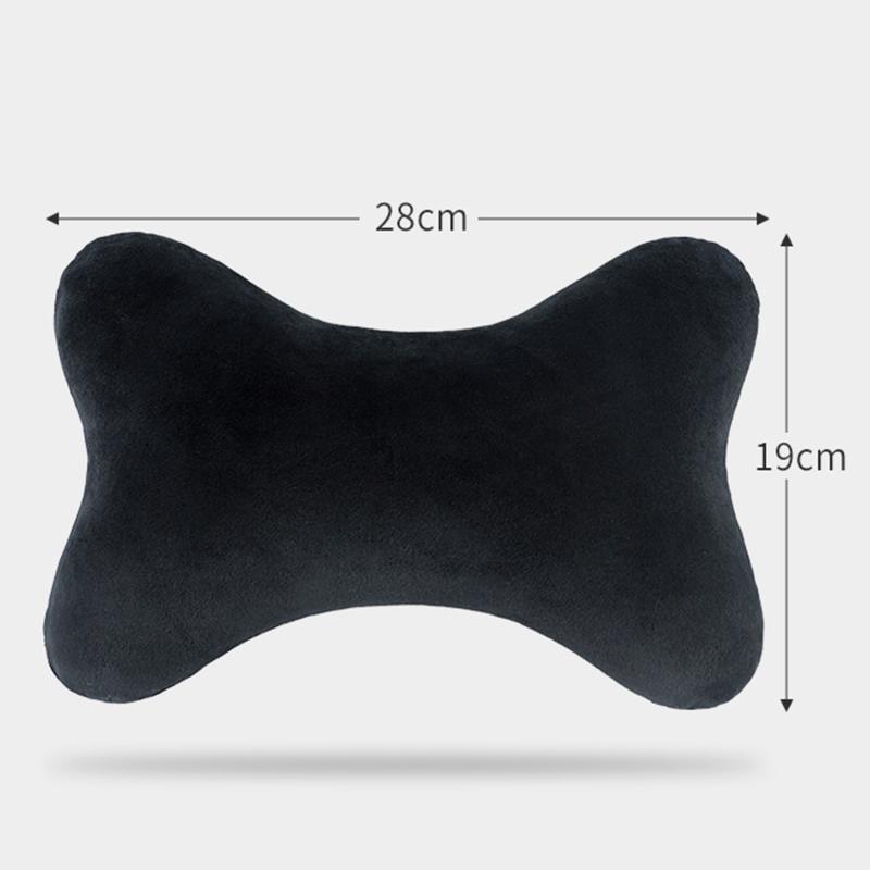 Auto Hals Kopfstütze Kissen Memory Foam Auto Sitz Hals Kissen Atmungsaktive Kristall Samt Kopf Und Hals Unterstützung Für Schlaf kissen