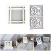 2pcs Creative Knot Candle Holder Silicone Mold Set Sturdy Display Ornament Mould for DIY Crafts and Home Decors