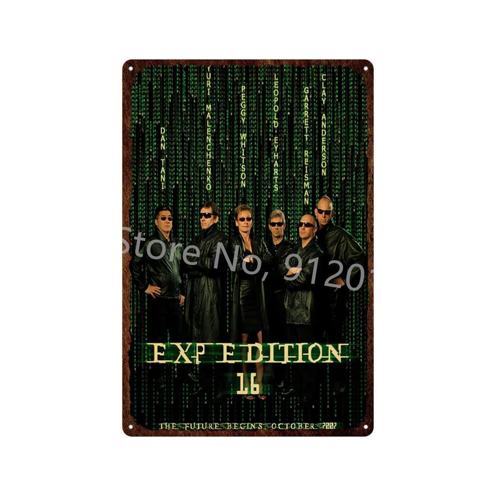 Vintage The Matrix Metal Tin Sign Poster  Classic Movie Wall Plaque for Bar Pub Club Man Cave Home Decor  Retro Iron Painting