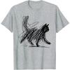 Urban Fashion Tshirt with Minimalist Cat Design Unisexs and Womens Cotton Tshirt Casual Summer Vacation Humorous Tshirt