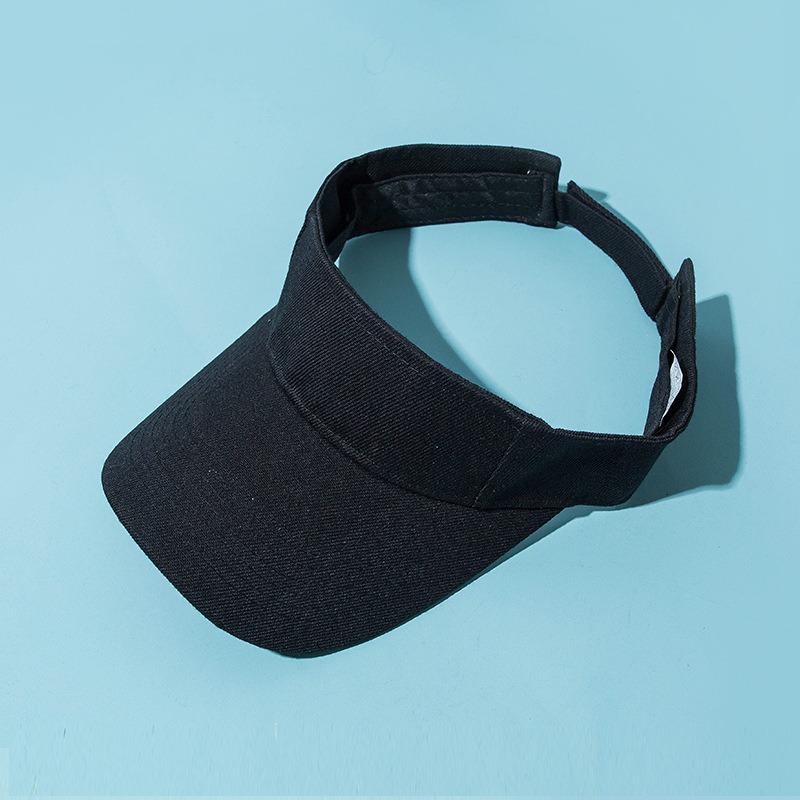 Hat Female Tide Summer Sun Protection Sun Shade Duck Tongue Baseball Cap Men's Solid Color Empty Top Hat