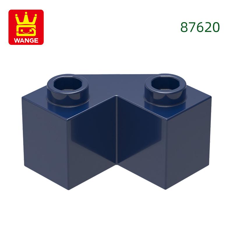 

102Pcs/lot 87620 Wedge 2x2 Facet Block Moc Hue Attachments Compatible featuring Brick DIY Children s Plaything Assembly Components about 102pcs