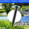 4 stücke Solar Powered Ultraschall Sonic Mole Pest Nagetier Repeller Repellent Hof Outdoor Lampe Hinterhof Ackerland Maus Repeller
