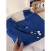 Autumn/Winter 2025 Solid Color Loose Button-Up Cardigan - Korean Style Women's Versatile Temperament Sweater
