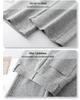 2025 Winter High-Waisted Wool Wide-Leg Pants - Women's Slim Fit, Brown, Flattering Straight-Leg with Drape