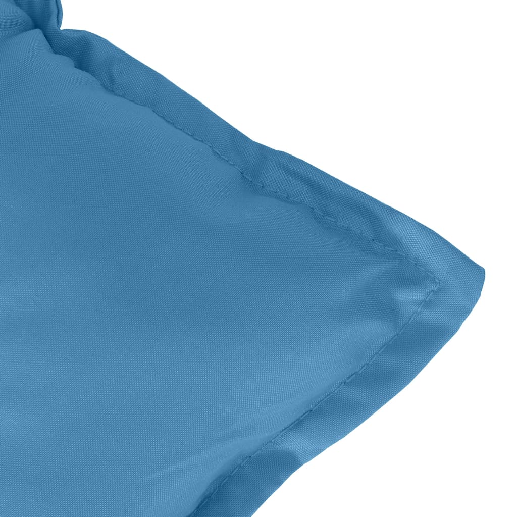 Garden Bench Cushion Melange Blue 120 x 50 x 7 cm Fabric