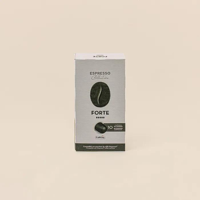 [Nespresso Compatible by Capitali] Aluminum Capsule Coffee 1 Pack (10 Capsules)