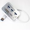USB 3.0 Hub Card Reader 7-In-1 MS SD M2 TF Multi-in-1 Memory Adapter with 5Gbps Data Transfer Speed Overvoltage Protection for Windows