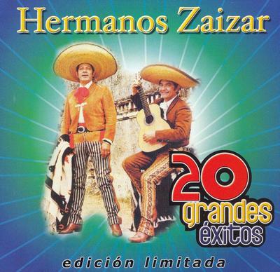 CD HERMANOS ZÁIZAR  - 20 Grandes Éxitos 631812 Warner Music La 2006 US Latin Used