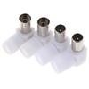 2Pairs 90 Degrees Male And Female Tv Plug Jack For Antennas Tv Rf