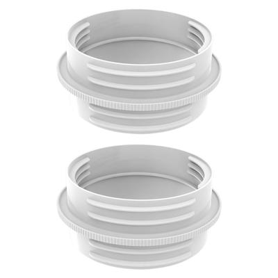 2PCS Air Conditioning Exhaust Hose Coupler Adapter Air Conditioning Exhaust Pipe Extension Adapter for Hose Connections