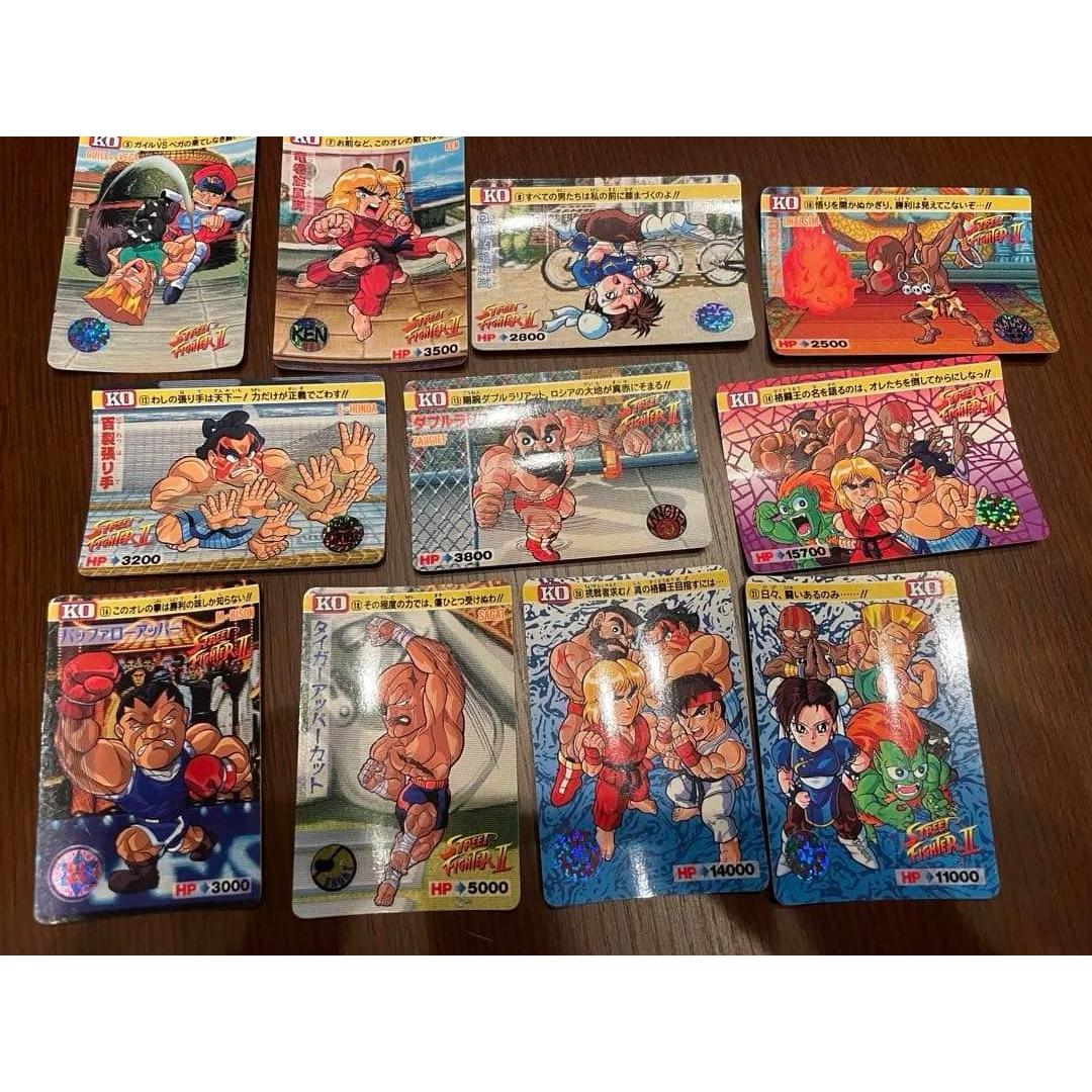 Street Fighter II Trading Card Set of 11