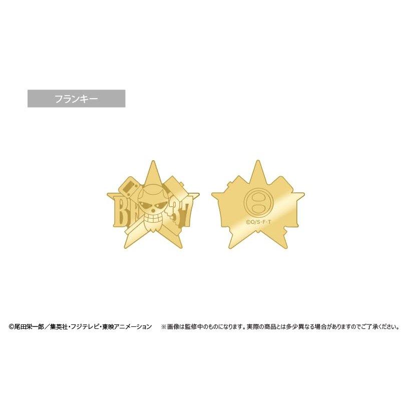 Tapioca ONE PIECE Franky Pirate Flag Gold Pins Vol. 3 Anime Pin Badge