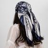 90*90cm Satin Square Scarf Women Hijab Paisley Cashew Print Silk Scarf Neckerchief Shawl Wraps Headband Hair Accessories Bandana