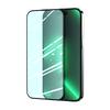 Knight Full Screen Protector for iPhone 14 Pro Max Green Tempered Glass with Anti Blue Light Filter