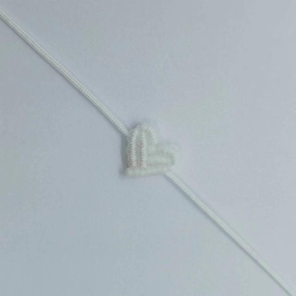 Handarbeit Handgestrickt Pfirsich Herzförmig Glücksbringend Rotes Seil Armband Verstellbar Damen Beste Freundin Anhänger Einfach Herren Paar Liebende Geschenk