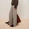 LESS 2024 Winter Wool Blend Loose Straight-Leg Pants
