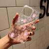 Cute Christmas Snow Aesthetic Gingerbread Man Clear Phone Case for Iphone 17 16 11 15 14 13 12 Pro Max XR XS 7 8 Plus SE2 Cover