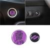 For Dodge Charger Engine Start Stop &Tailgate Switch Button Cover Stickers Trim